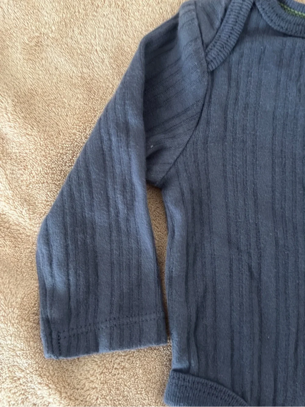 Carter's Long-Sleeve & Short-Sleeve One-Piece Bodysuit Set in Blue Shades